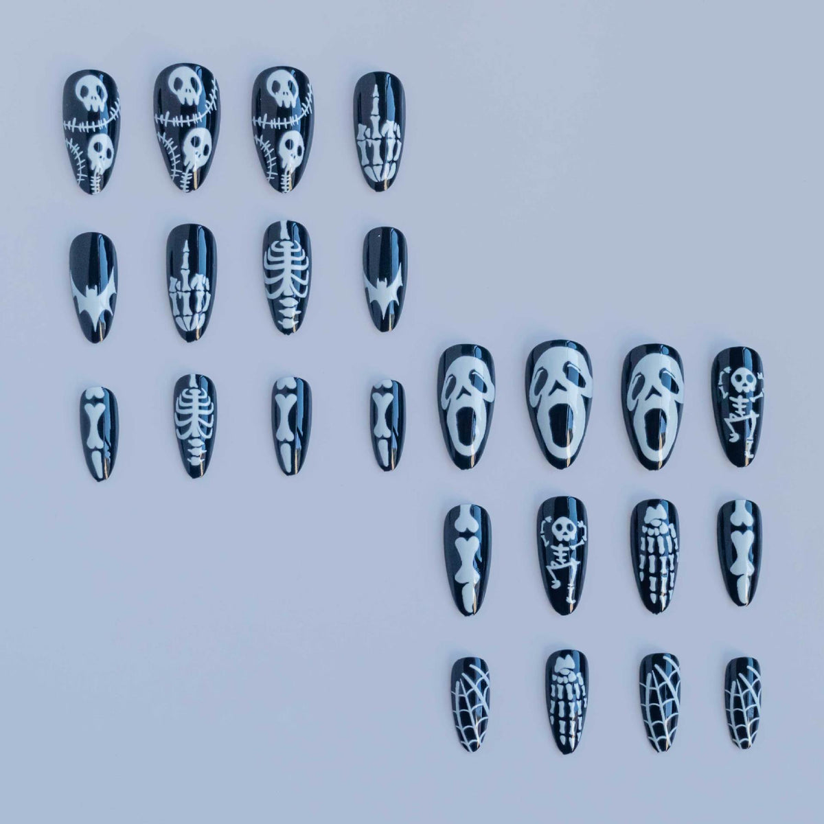 Gothic-Themen Press-On Nagelkunst Set Brehn 1790727346