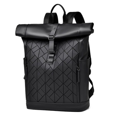 Geometrisch gemusterter urbaner Rucksack Brehn