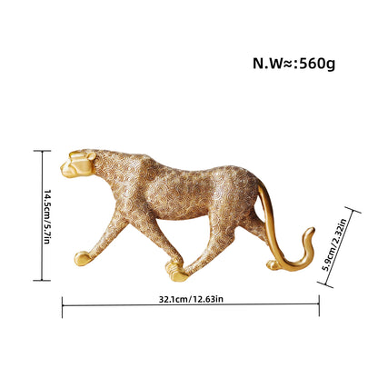 Elegante Dekofigur eines Panther Brehn