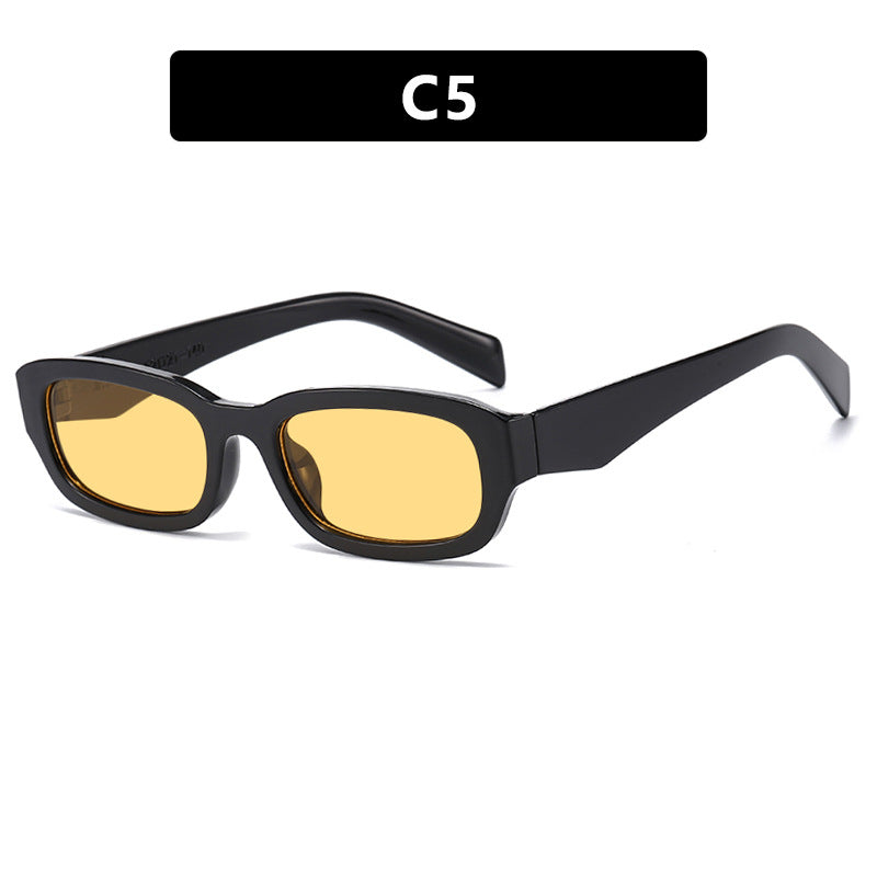 Damen modische Sonnenbrille mit stilvollem, rechteckigem Rahmen Brehn
