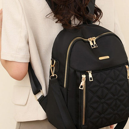 Damen gesteppter Mehrfachtaschen Rucksack Brehn