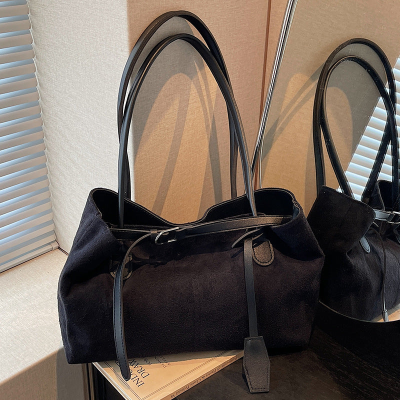 Elegante Wildleder Handtasche