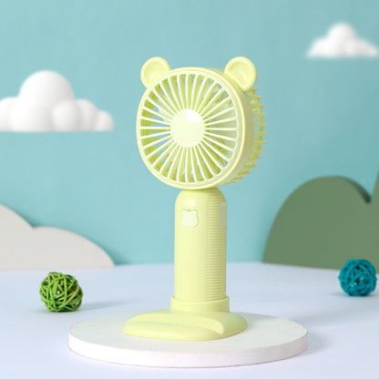 Unisex Tragbarer Tischventilator im niedlichen Bären-Design Brehn