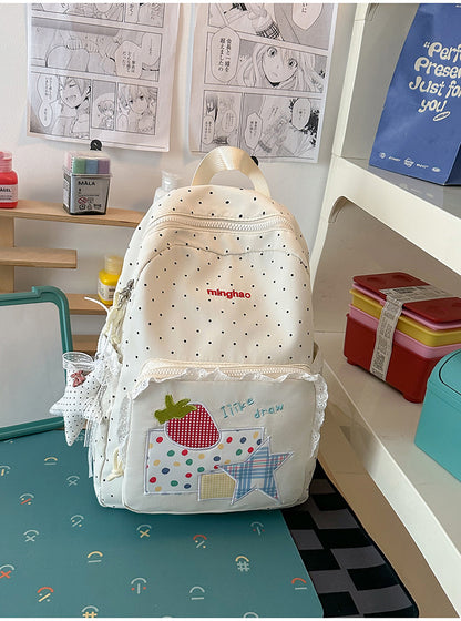 Süßer illustrierter Grafik-Schulrucksack Brehn