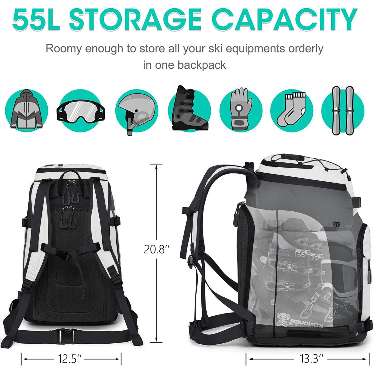 Taktischer Mehrfach-Fach Kletterrucksack Brehn