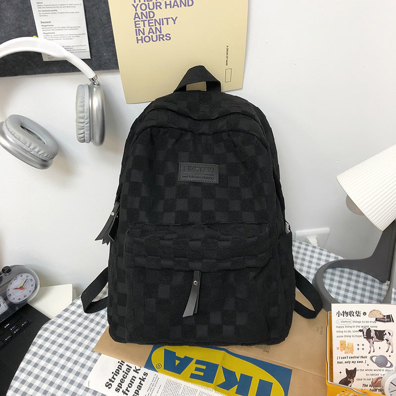 Gepunkteter Texturierter Schulrucksack Brehn