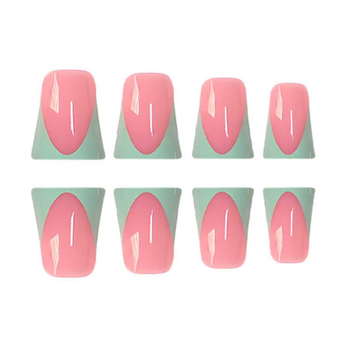 Geometrische Nagelkunst Verlängerungen Brehn