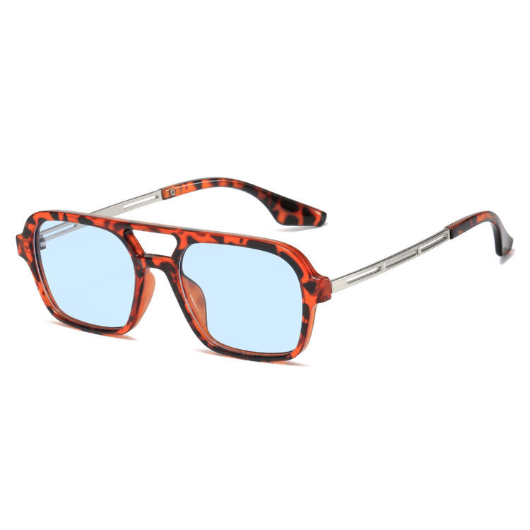 Damen Designer Sonnenbrille mit blauen Gläsern Brehn