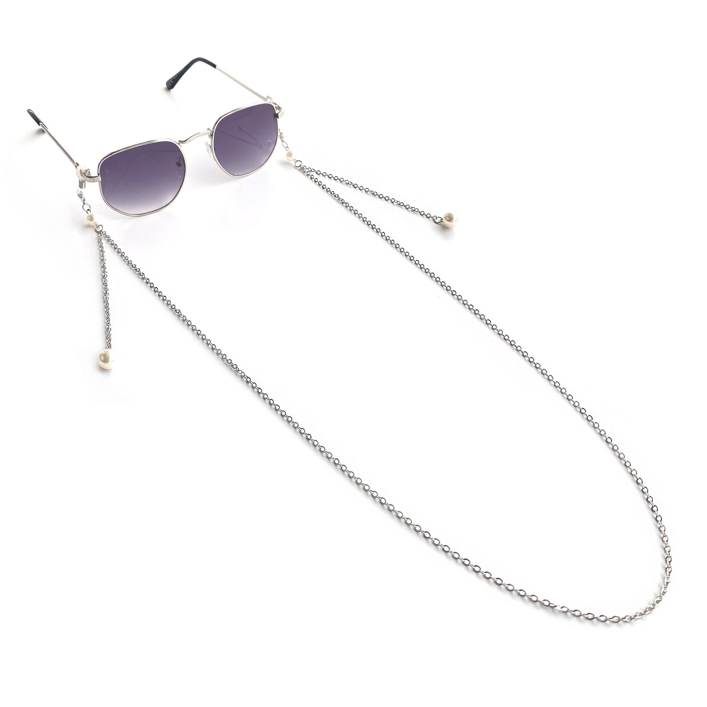 Elegante Perlenakzent Brillen Kette Brehn