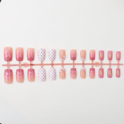 Blumenmuster Nagelspitzen Set Brehn