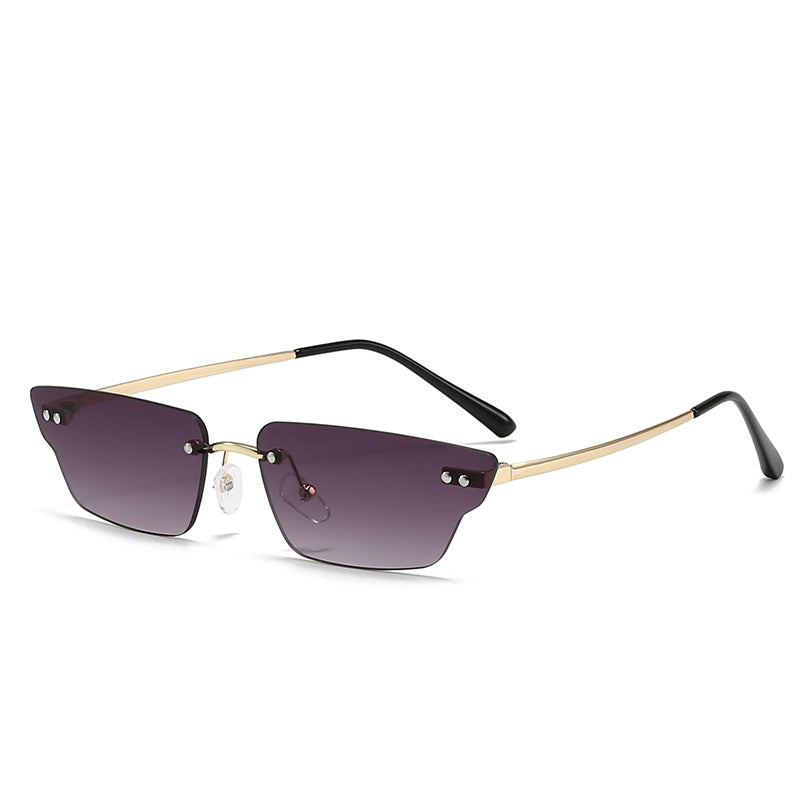 Damen futuristische geometrische Sonnenbrille Brehn