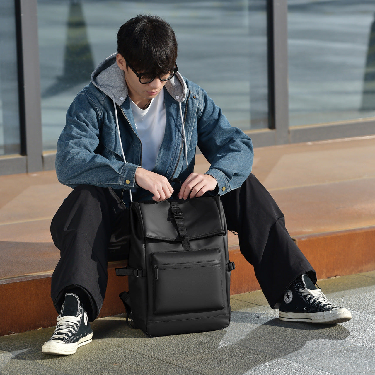 Strapazierfähiger Rucksack mit Funktionalem Design und Vielen Fächern Brehn