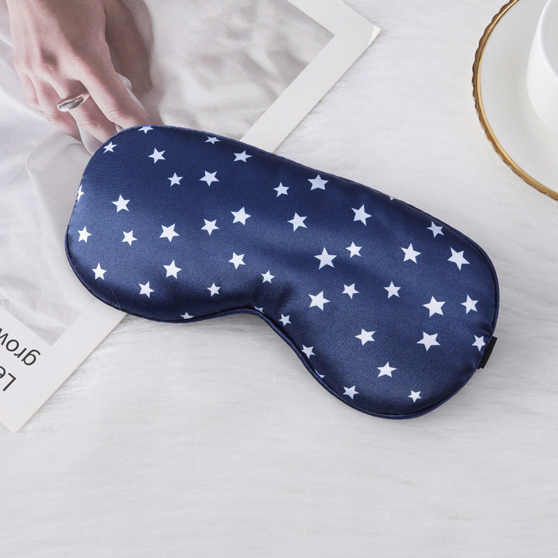 Damen nan seidig-weiche contoured Schlafmaske mit Komfortpolster und Sternenmuster Brehn