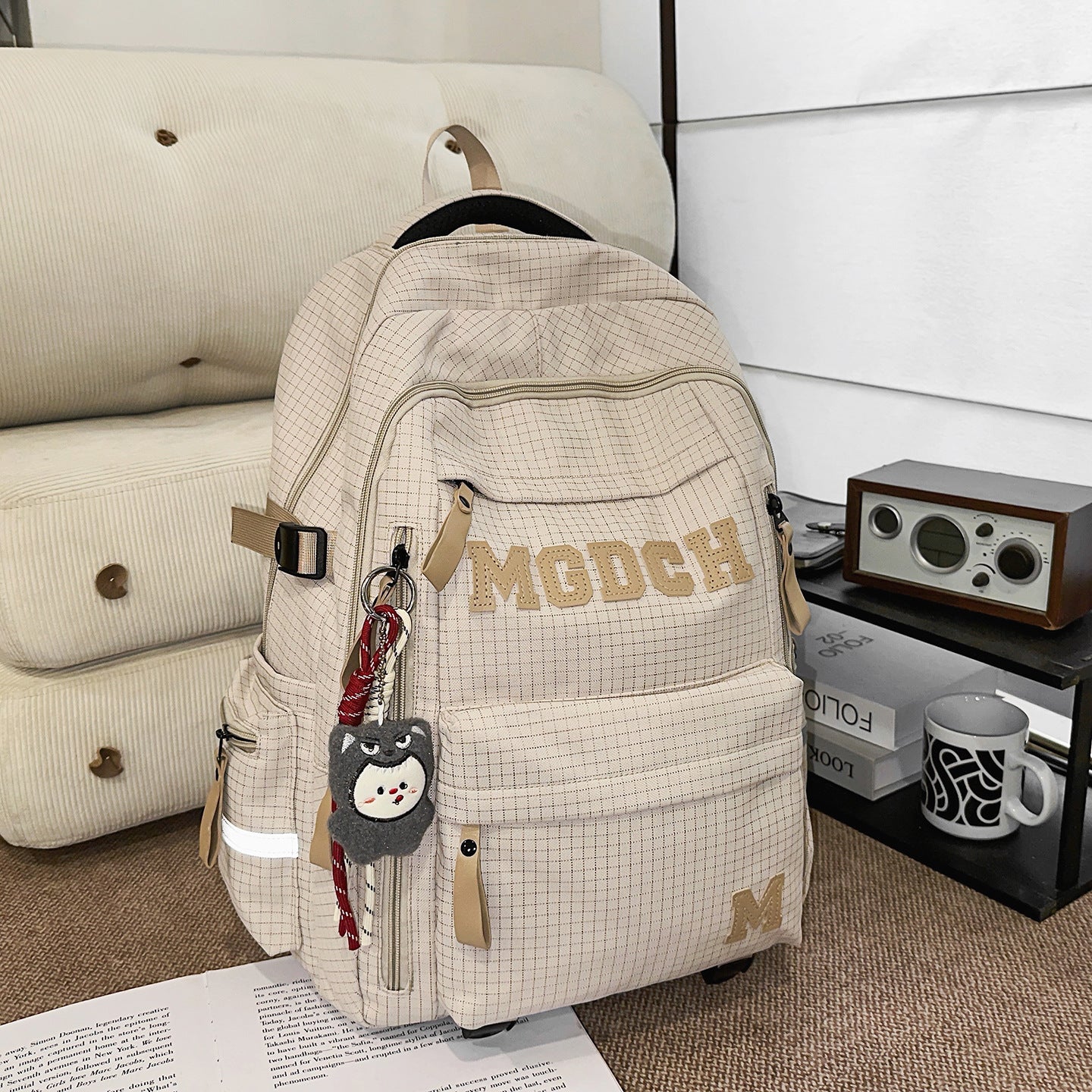 Modische Utility-Schulrucksack