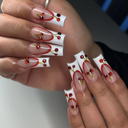 Künstlerische Acryl-Nagelkunstverlängerungen Brehn