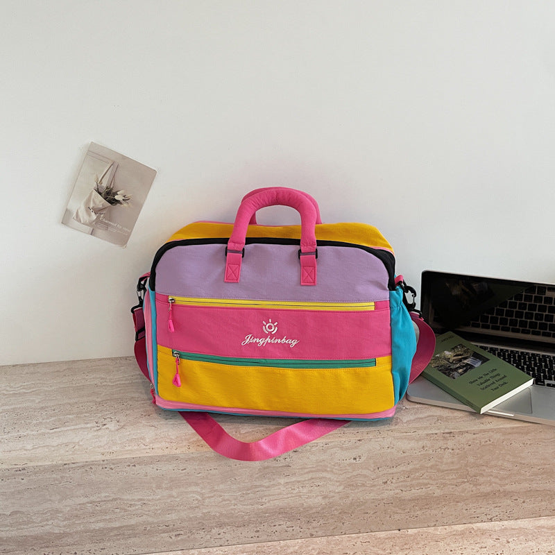 Bunter Multi-Fach Reise-Duffle