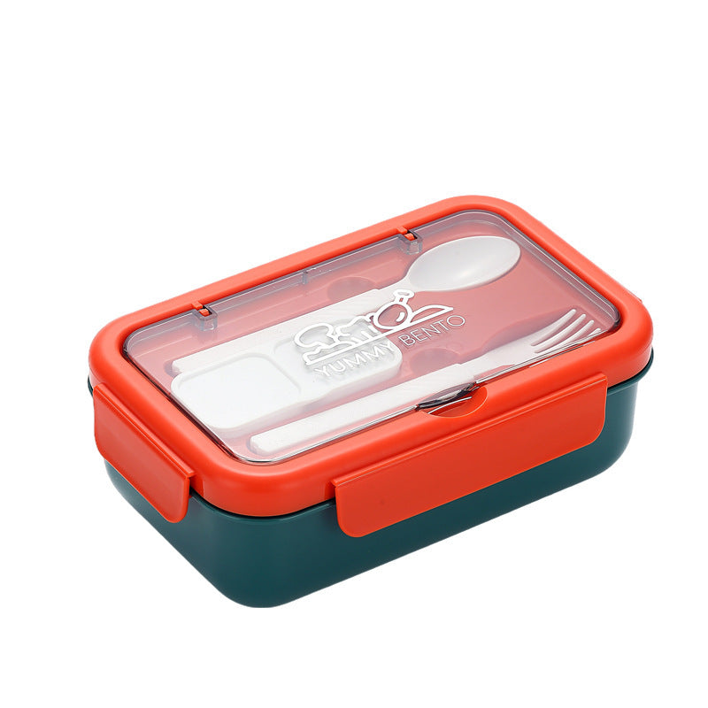 Stilvolle Mehrfach-Fach Bento Lunchbox mit integriertem Besteck