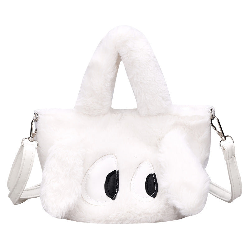 Niedliche tierisch inspirierte Plüsch-Handtasche