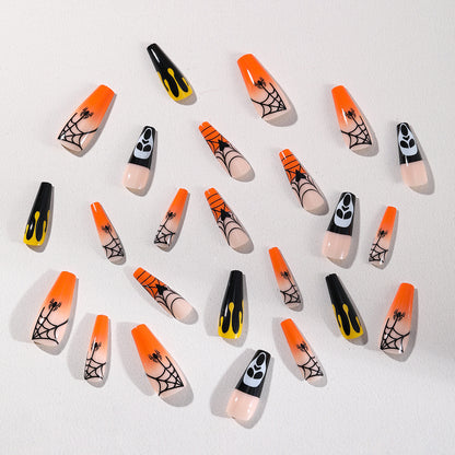 Halloween Themen Artikulierter Acryl Nagelset Brehn