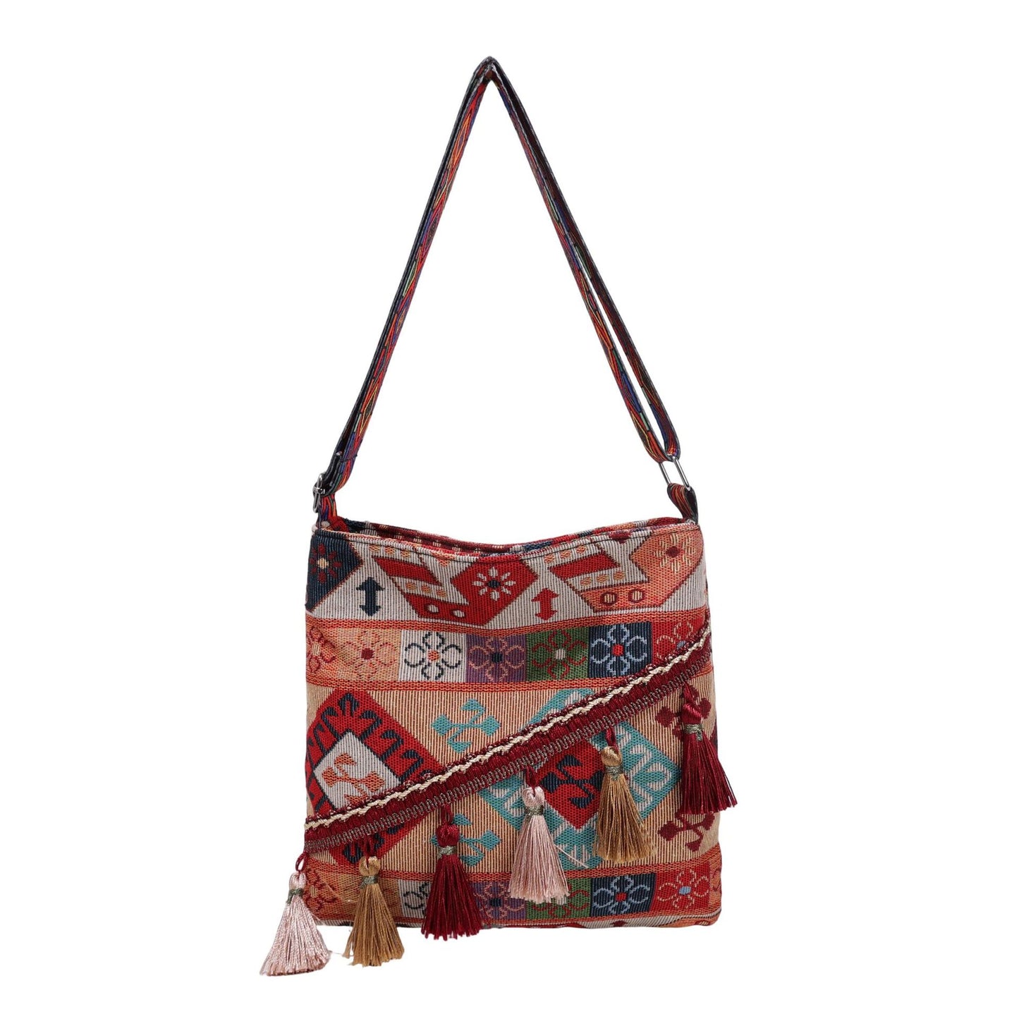 WoBohemian Stil Bestickte Schultertasche Brehn