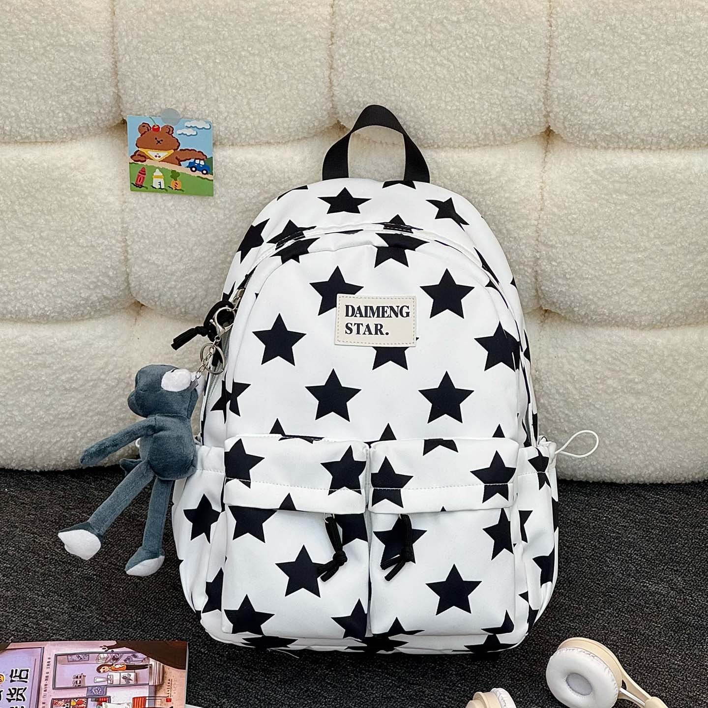 Stylische Sternmuster-Rucksack