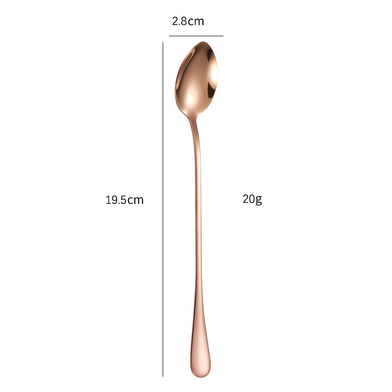 Eleganter Teelöffel mit Polierter Goldoberfläche Brehn