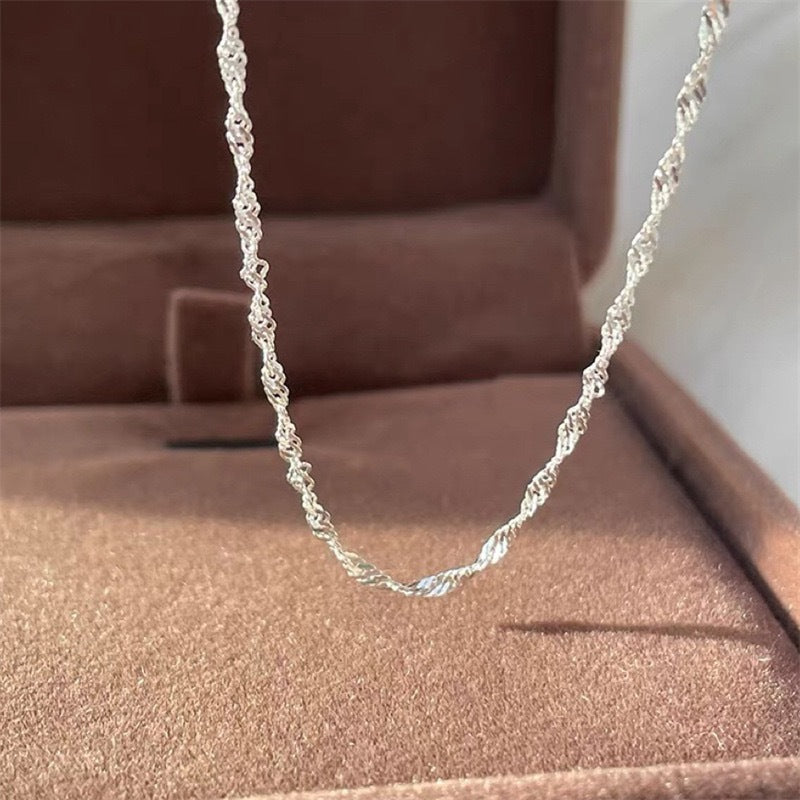 Elegante gedrehte Goldkette Armband Brehn