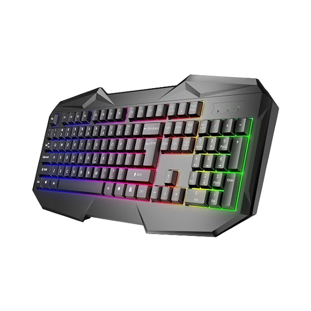 Rgb Beleuchtete Gaming-Tastatur mit Ergonomischem Design Brehn