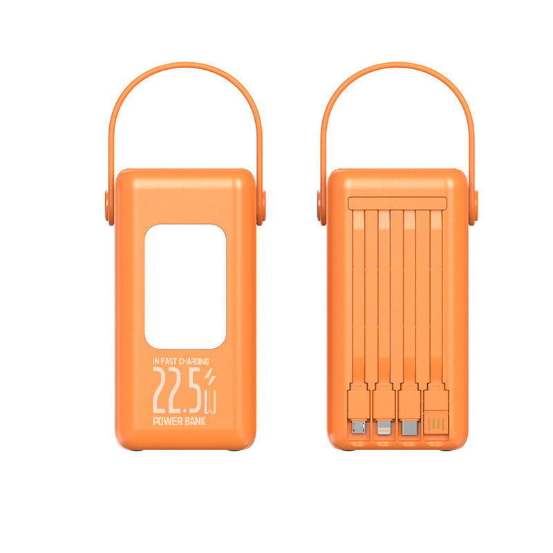 Tragbare Powerbank mit Ergonomischem Griff und Digitaler Ladeanzeige Brehn