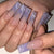 Langes Acryl Press-On-Nagelset mit Ombre-Effekt Brehn