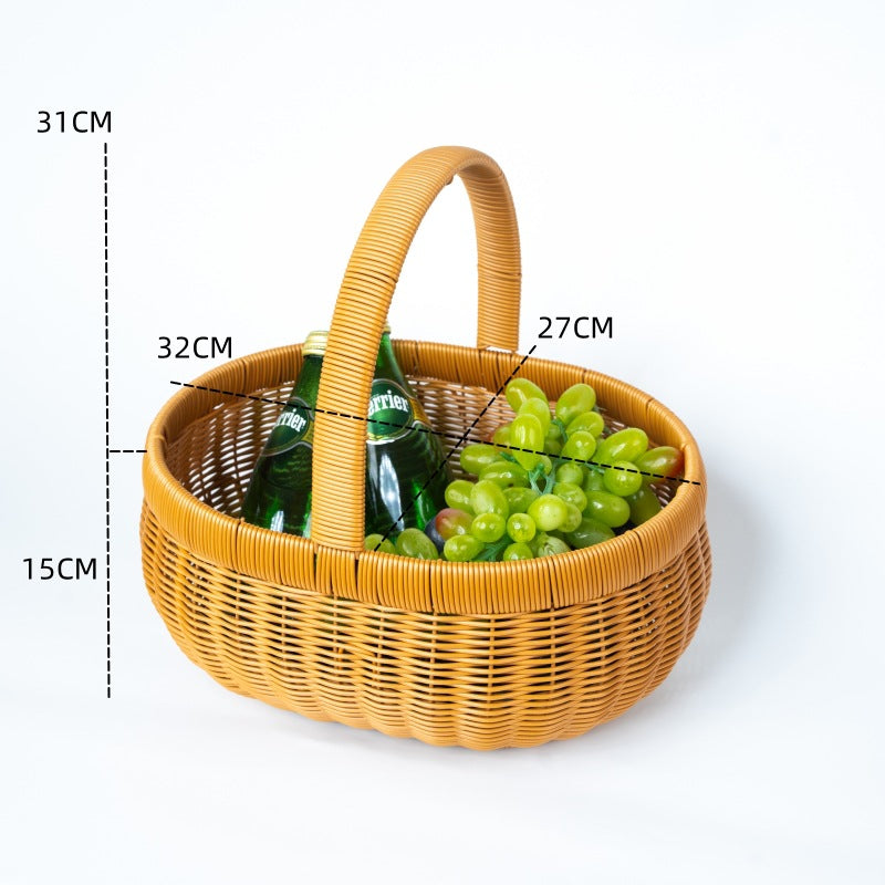 Gewebter Picknick Aufbewahrungskorb Brehn