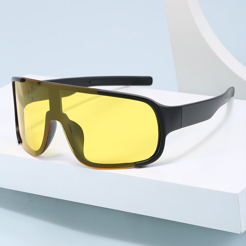 Damen modische Sportsonnenbrille mit breitem UV-Schutz Brehn