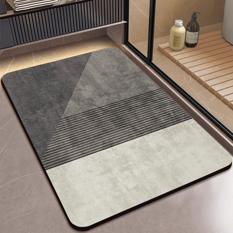 Geometrisches Muster Weicher Memory-Schaum Badezimmermatte Brehn