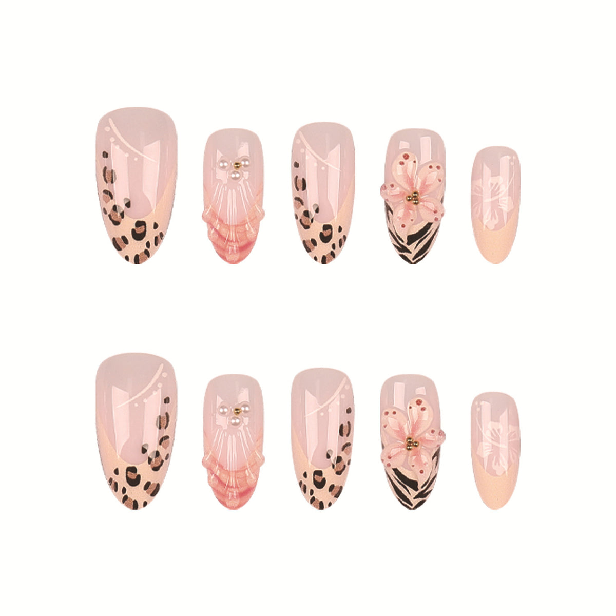 Elegante Designer-Nagelspitzen