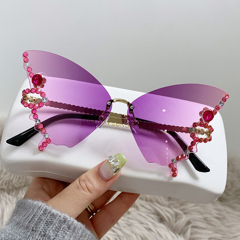 Damen extravagant designte Sonnenbrille Brehn