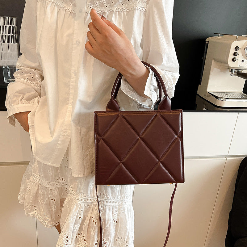 WoQuilted Kunstleder Handtasche Brehn
