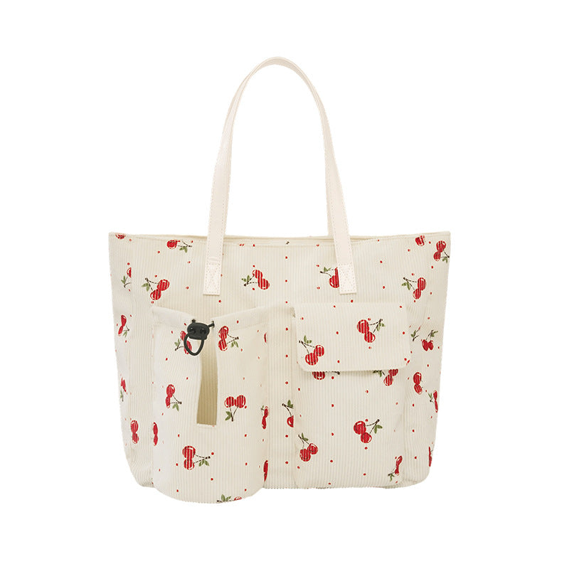 Stilvolle Baumwoll-Tote-Tasche mit Sternmuster Brehn