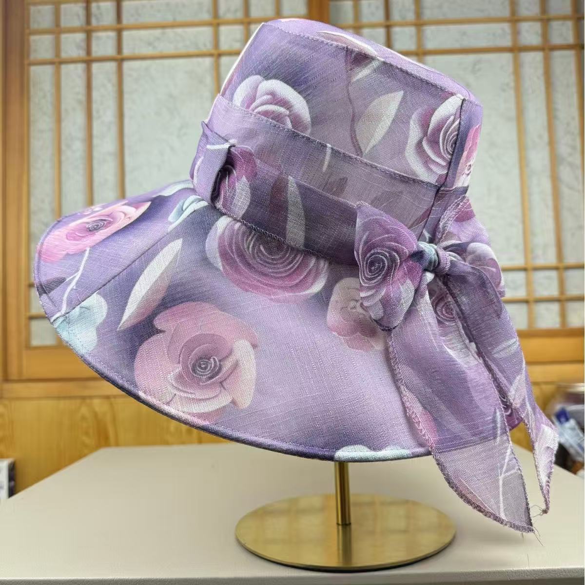 Breiter Rand Floral Sonnenhut Brehn
