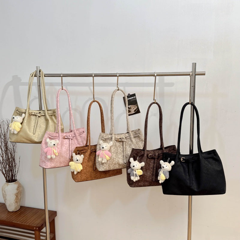 Elegante Handtasche mit floralem Muster