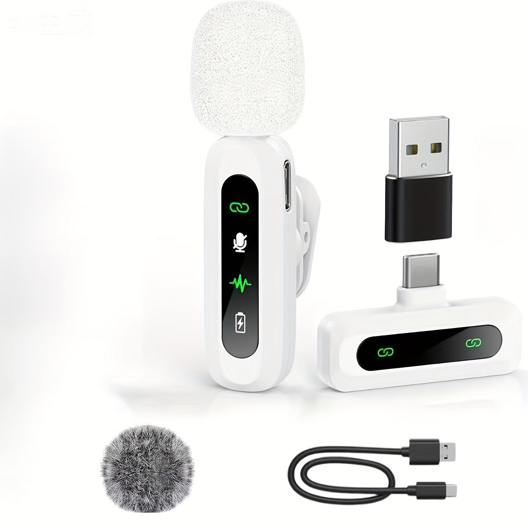 Kabelloses Lavalier Mikrofon mit Hochsensitiver Audioaufnahme Brehn