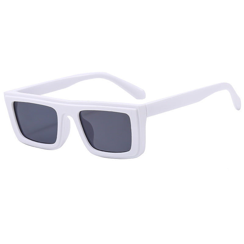 Damen modische quadratische Sonnenbrille mit breitem Rahmen und polarisierten Gläsern Brehn