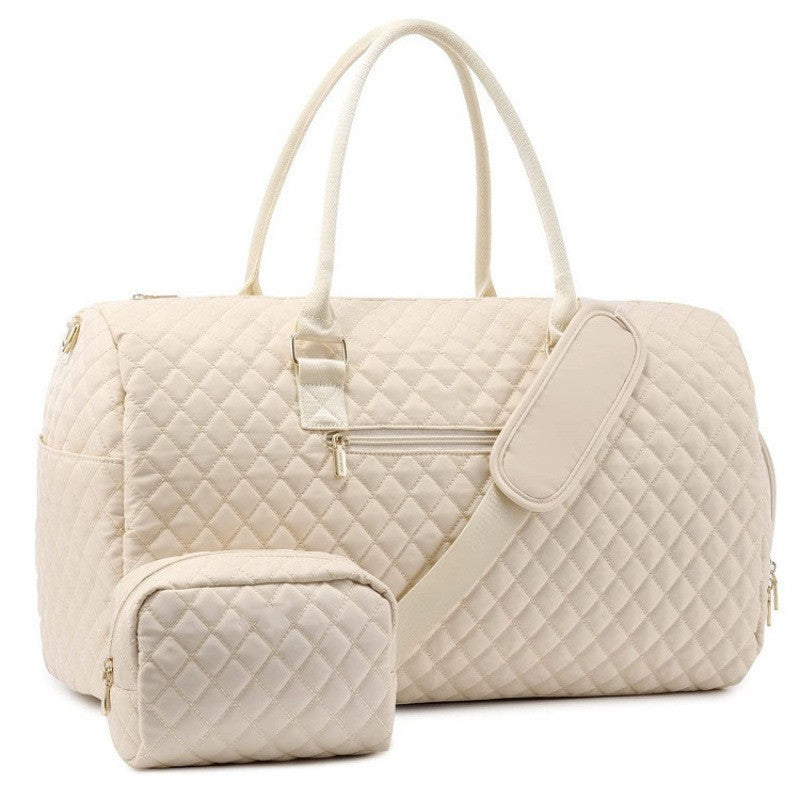 Modische und Luxuriöse Reisetasche mit Abnehmbarer Kosmetiktasche Brehn