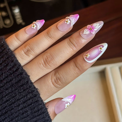 Floral Design Press-On Nail Kit Brehn