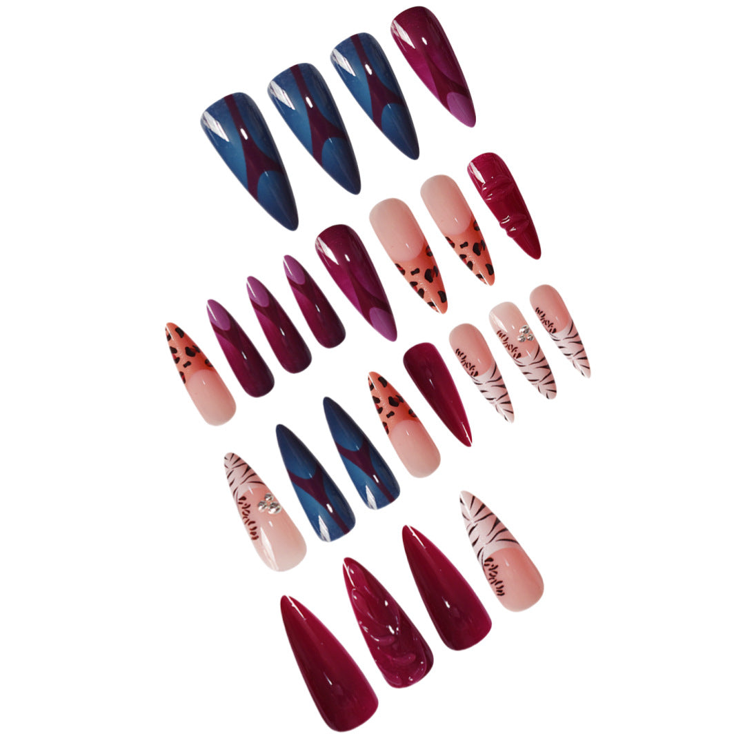 Künstlerische Stiletto Press-On Nagelverlängerungen Brehn 1787913984