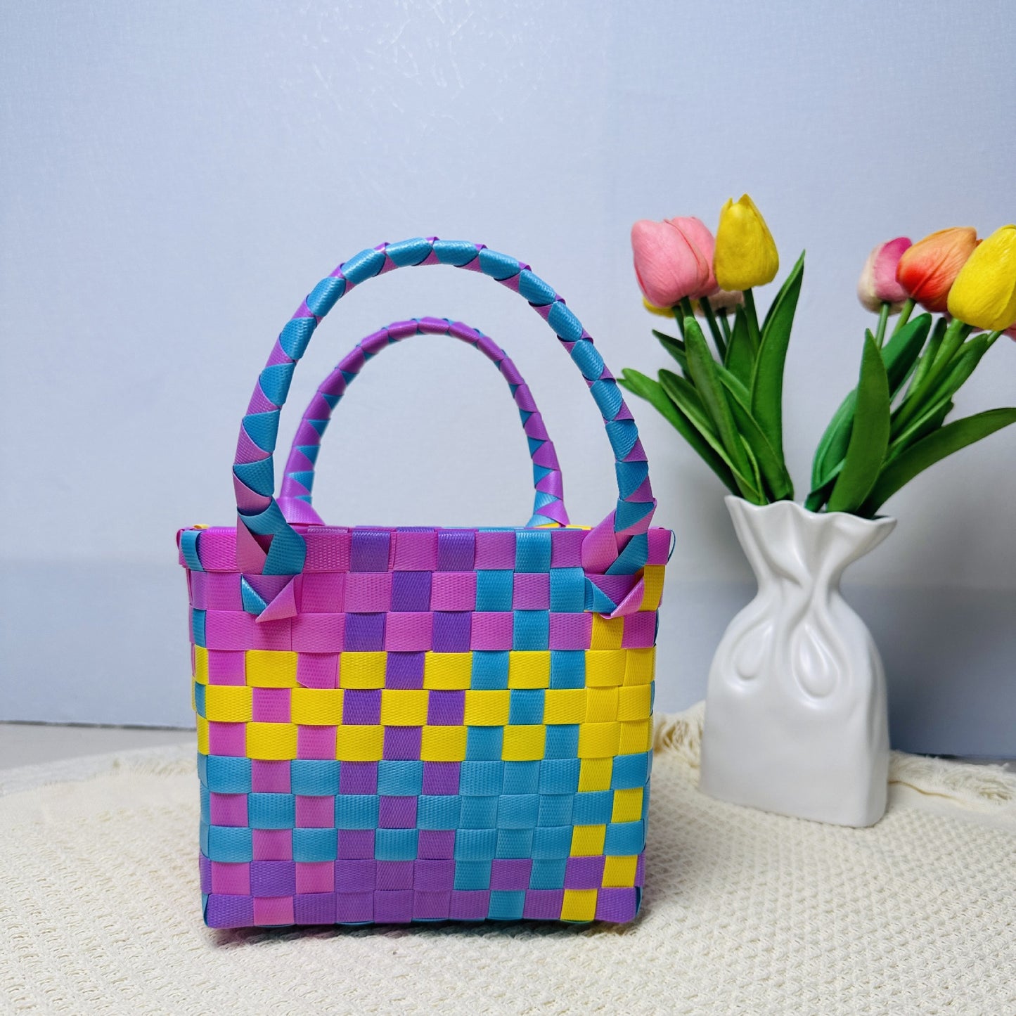 Geflochtene Jutetasche Brehn
