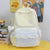 Verspielter Gingham-Druck-Rucksack