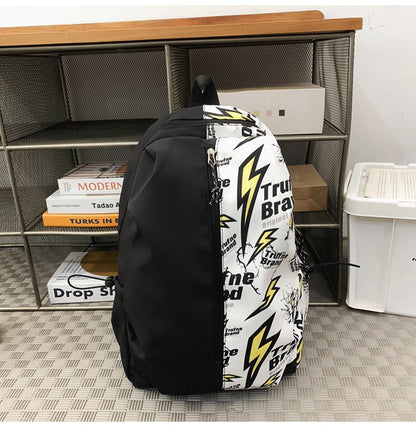 Grafikdruck-Rucksack Brehn