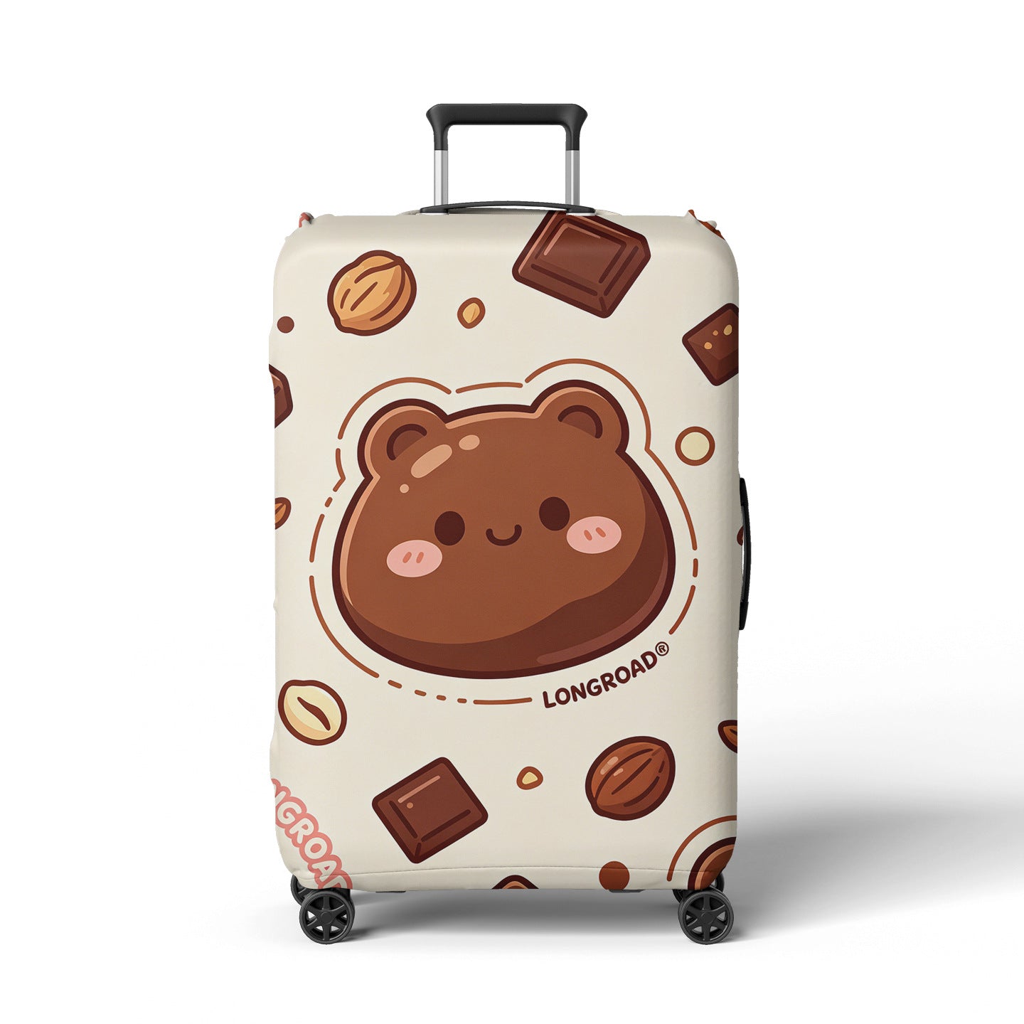 Damen Kofferschutzhülle mit floralen Motiven Brehn