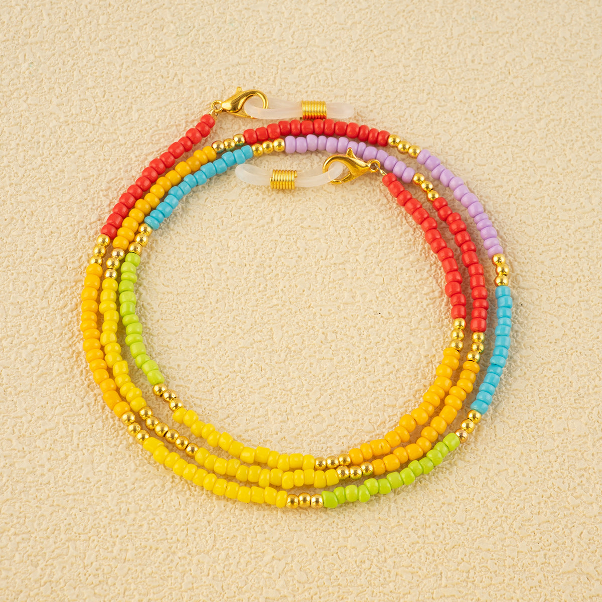 Bunte Perlen-Brillenhalter Brehn