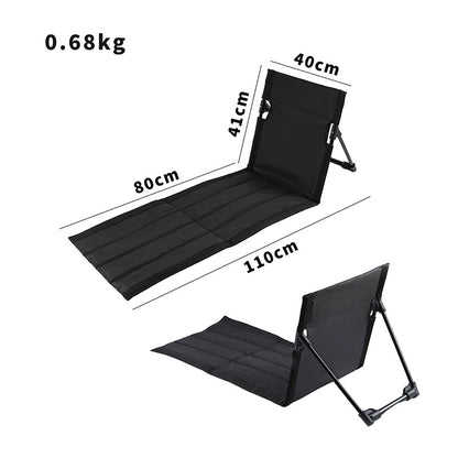 Faltbare Campingliege Mit Ergonomischer Rückenlehne Brehn